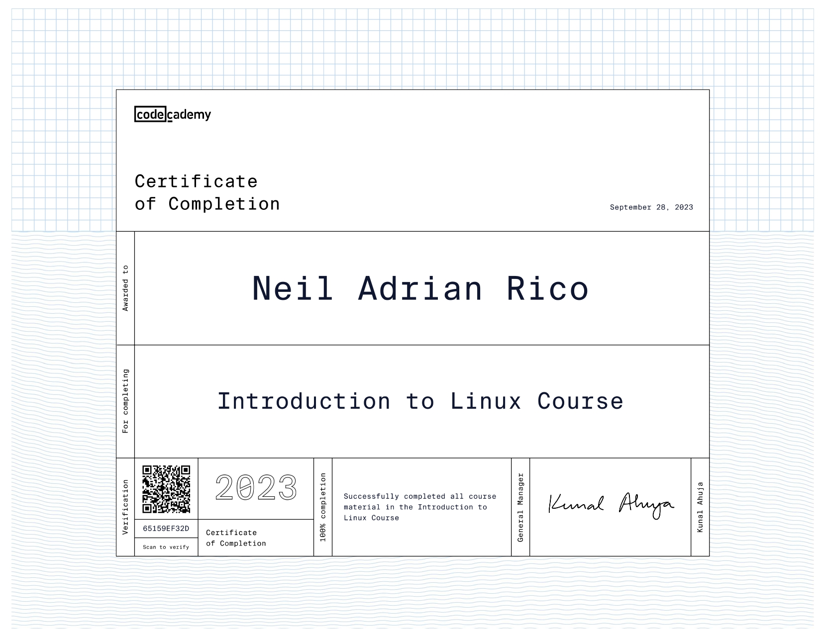 Linux Certificate